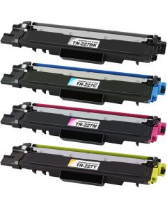 Compatible Brother TN227 Toner Cartridge 4-Pack Combo