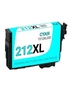 Epson 212XL Cyan Remanufactured High Capacity Ink Cartridge